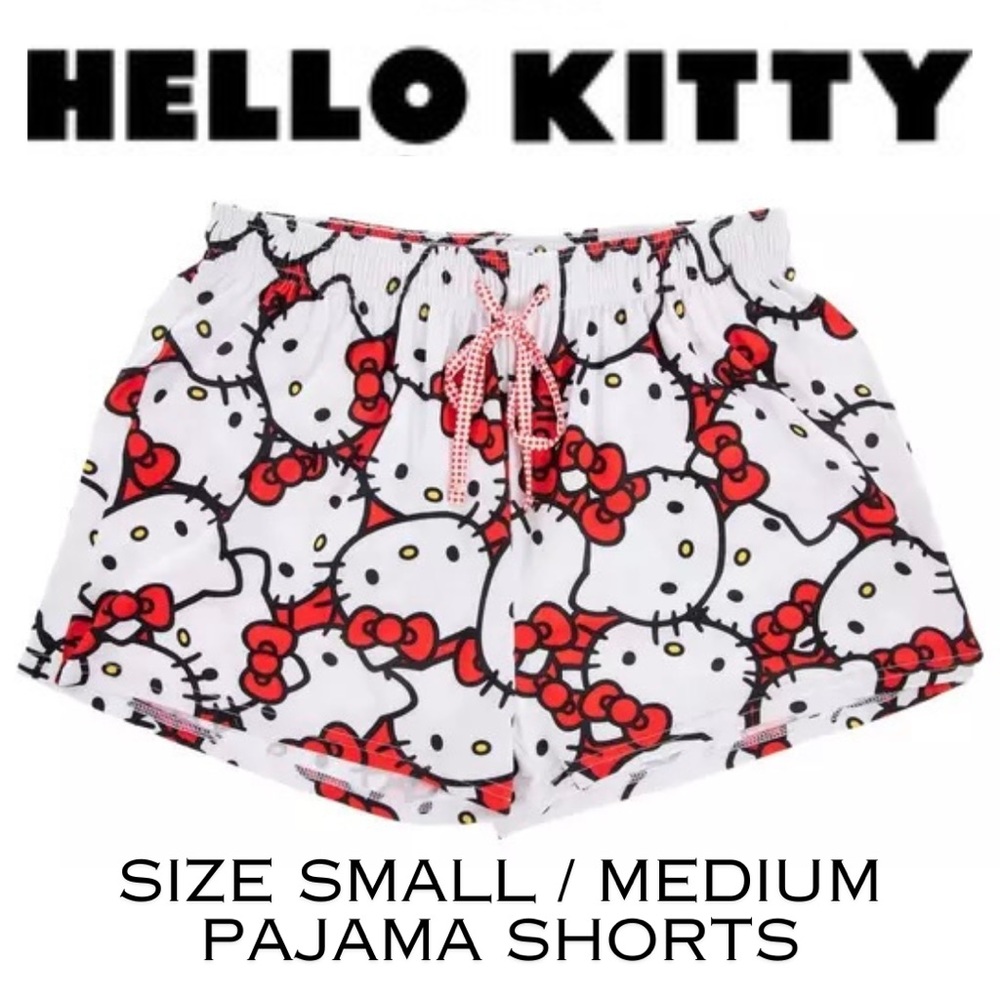 NEW Hello Kitty Sleeping Pajama Shorts Size Small